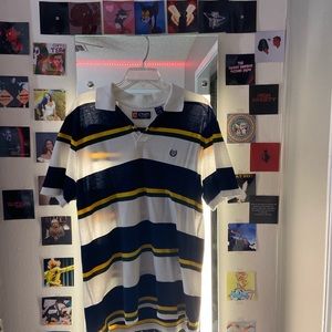 rare vintage collared chaps streetwear shirt